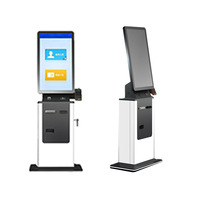 Solución de pago Crtly, terminal de quiosco, máquina de soporte de suelo, autoservicio, transacción de cheque, quiosco de pago, factura