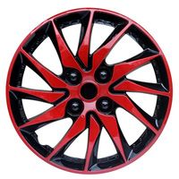 Chine Fabrication 14 15 pouces capuchons de moyeu universels bicolores personnalisés décoratifs voiture modifiée couvre-jantes