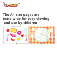 Custom Arabic My First Board Books Sensory Children Educational Toys Activity Learning Quiet Busy Book for Kids Storybook