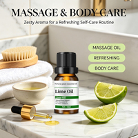 Huile Essentielle de Citron Vert Naturelle de Haute Qualité, Pure et Biologique, Vente en Gros en Vrac, Fournisseur OEM pour Bougies, Savons, Parfums et Diffuseurs