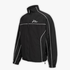 TF tùy chỉnh dây kéo lên vỏ mềm Crinkle theo dõi quần 2 mảnh thiết lập người đàn ông với đường ống đàn hồi còng unisex Nylon Áo gió Tracksuit - Product Image 4