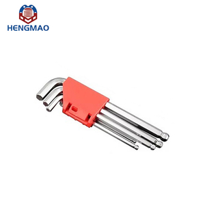 9PCS Hex Key <strong>Set</strong> Chrome CRV Steel Long Arm Ball Allen <strong>Wrench</strong> With Ball Point - Product Image 2
