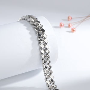 OUGEPHELI 13mm Hip Hop Iced Out CZ Zircon Collar De Cadena Cubana Eslabones Cubano Collar Miami Cuban Link Chain para hombres y mujeres - Product Image 3