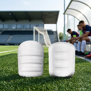 Soccer <b>Thigh</b> Pads White Protective Gear for Adults Sports Field Use - Product Image 1