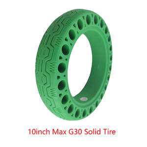 Roue en caoutchouc massif de dix pouces pour Nine Bot <span class=keywords><strong>Max</strong></span> <span class=keywords><strong>G30</strong></span> <span class=keywords><strong>KickScooter</strong></span>, accessoires de scooter électrique, roue de scooter électrique 60/70-6.5 - Product Image 6