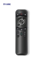 Control Remoto Antichoque de Código Fijo TY-16G para Televisores y Proyectores Generales con Conexión Bluetooth y Entrada de Voz