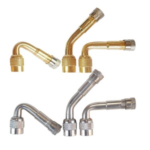 Estensione della valvola del pneumatico adattatore di estensione dello stelo della valvola schrader cromato 45 90 estensori gonfiabili piegati a 135 gradi <span class=keywords><strong>per</strong></span> camper e camion - Product Image 6