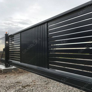 Villa Garden Yard Outdoor Luxury Electric Entrada automática Puertas corredizas de entrada de aluminio externas para <span class=keywords><strong>casa</strong></span> - Product Image 6