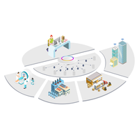 Dispositif de suivi d'actifs connectable à la plateforme Minew V3, balise Bluetooth Ibeacon, kit IoT