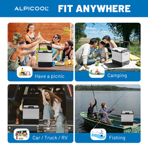 P22 <span class=keywords><strong>Alpicool</strong></span> Mini Réfrigérateur de Voiture Solaire Portable pour Camping, Compresseur DC 12V avec Batterie Amovible en Option, OEM/ODM - Product Image 5