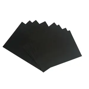 C2S光滑表面光泽低价黑板250gsm 300gsm 350gsm 400gsm黑色纸张定制尺寸