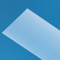 Diffuseur prismatique transparent en PS de haute qualité, feuille de diffusion anti-éblouissement, feuille prismatique pour éclairage LED
