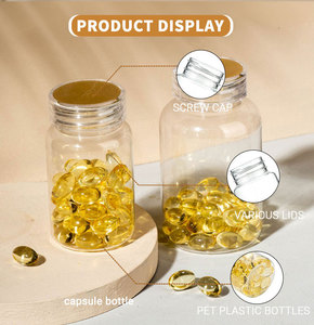100ml Sản phẩm nhựa dễ thương <span class=keywords><strong>Pill</strong></span> Chai Y học mini rỗng phân hủy sinh học Capsule chai bao bì cho thuốc - Product Image 3