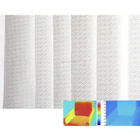 Japan UV ray cut effect 90.1% abstract new style window eco shower curtain