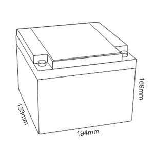 Batería de plomo ácido Mhb con sello de <span class=keywords><strong>12V</strong></span> <span class=keywords><strong>36ah</strong></span> batería recargable de ciclo profundo precio sistema Foe Ups - Product Image 2