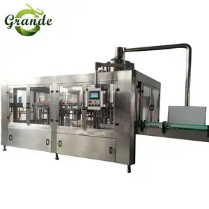 3 en 1 de jugo de fruta embotellado hacer equipo de la máquina de China para la pequeña empresa