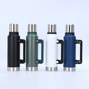 Gran capacidad <span class=keywords><strong>1000ml</strong></span> + 280ml Botellas de agua aisladas de acero inoxidable de doble pared Frascos de vacío y termos - Product Image 1