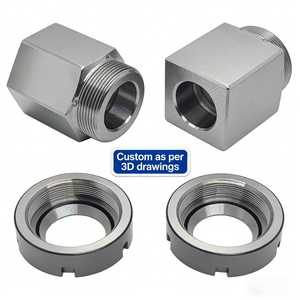 Nouvelle pince hexagonale CNC personnalisée en acier inoxydable pour conversion quatre-sexe angles, pour moteurs mécaniques et machines agricoles - Product Image 1