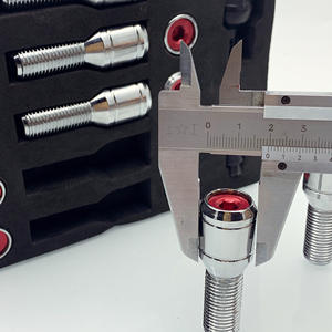 Convient pour <span class=keywords><strong>Bmw</strong></span>, Mercedes-benz et audi Modified Forged Aviation Aluminium 7075T6 Wheel Hub Screws Tire Anti-theft Screw Nuts - Product Image 2