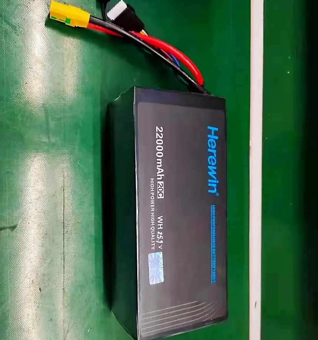 lipo batteri agricultur drone batteri high quality 22000mAh 7S 25.9V lipo battery pack for Agras