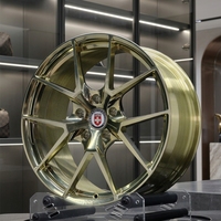 Velg Aluminium Alloy GUDE Forged Custom Gold Deep Dish untuk Audi & Mercedes 17 18 19 20 21 22 Inci