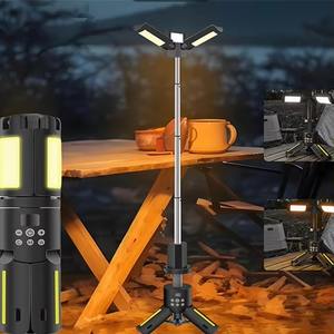 Lámpara de Camping LED Recargable de 10050mAh para Exteriores, Senderismo y Pesca, 6000 LM Súper Brillante, Magnética, Giratoria y Telescópica - Product Image 5