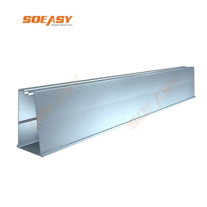 Kit <span class=keywords><strong>de</strong></span> rails <span class=keywords><strong>de</strong></span> montage <span class=keywords><strong>de</strong></span> panneaux solaires en aluminium anodisé SOEASY 5000 mm avec garantie <span class=keywords><strong>de</strong></span> 10 ans pour la <span class=keywords><strong>fixation</strong></span> <span class=keywords><strong>de</strong></span> modules photovoltaïques sur toiture et connecteurs - Product Image 3