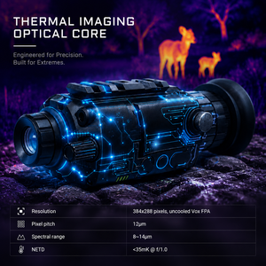 Monoculaire thermique 3H 384x288, lunettes de vision nocturne infrarouge montées sur casque, 50Hz, utilisation tactique de chasse en plein air 3H - Product Image 1