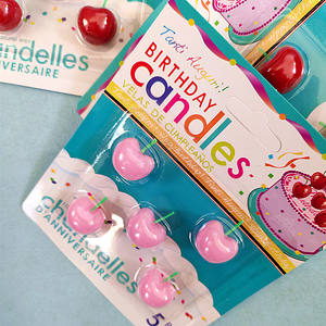 Vela de pastel de cumpleaños de simulación de fruta en forma de cereza, decoración de postre pequeño, cerezas pequeñas de <span class=keywords><strong>Nochevieja</strong></span> sin humo - Product Image 3