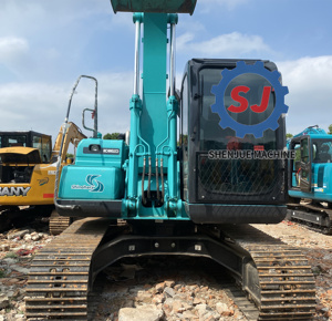 Excavatrice hydraulique sur chenilles d'occasion KOBELCO SK140LC, 14 tonnes, faible bruit, système INDr, d'origine japonaise - Product Image 3