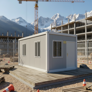 Casa Contenedor Modular de Lujo CE DDP de 20 pies/40 pies, Panel Sándwich de Acero Transpirable, Villa Rectangular Moderna, Desmontable, Prefabricada, para Camping - Product Image 6