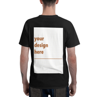 T-shirts à la demande DTF Print 200gsm 100% coton Vêtements décontractés de haute qualité Unisexe-Regular Fit Solid POD Heat Transfer Blank Design