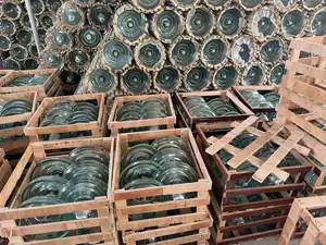 Factory Price High Voltage Transmission And Distribution Line Toughened Glass Disc Insulator U70