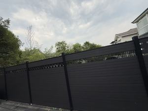 Trên Bán Tùy Chỉnh Màu Sắc Soild Co Đùn <span class=keywords><strong>Composite</strong></span> Nhựa Bằng Gỗ <span class=keywords><strong>WPC</strong></span> Hàng Rào Cho Sân Sau Hồ Bơi - Product Image 2