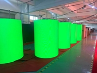 Usine HD intérieur P1.53 modules flexibles de mur vidéo incurvé créatif multi-choix