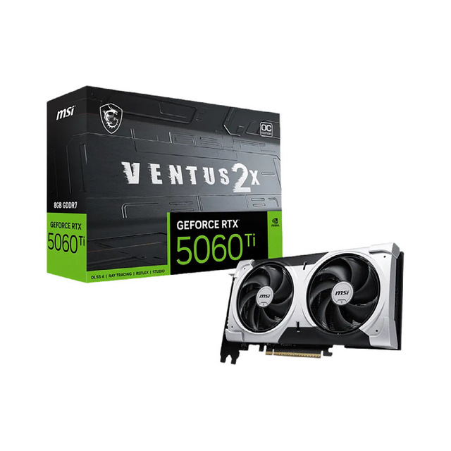For GeForce RTX 5060 Ti 16G VENTUS 2X OC PLUS Fan Desktop Graphics Card 128-bit GDDR7 High Speed New MXM