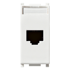 Prise RJ45 antibactérienne Netsafe Cat6FTP 5,1x4,3x5,3 cm pour câblage réseau - Product Image 1