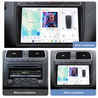 MEKEDE DUDU7 12+512G Autoradio GPS Navigation Écran 2K Android Auto Lecteur Multimédia pour VW Polo Golf Passat