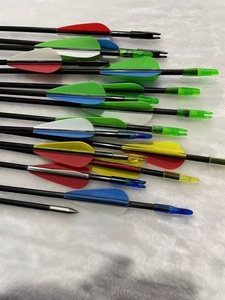 2 Water Drop Nhựa Feather Bắn Cung Sợi Thủy Tinh CuộN Hỗn Hợp Carbon Tinh Khiết Mũi Tên Đảo Ngược Cong Cung Composite - Product Image 6