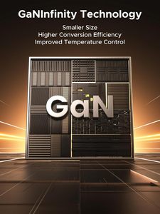 Sạc USB C UGREEN 65W có thể thu gọn với cáp tích hợp, bộ sạc tường GaN sạc nhanh <span class=keywords><strong>2</strong></span> cổng tương thích với <span class=keywords><strong>iPhone</strong></span> - Product Image 5