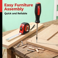 Kit d'outils à main complet de 36 pièces pour la réparation domestique, le garage, l'atelier et les projets de bricolage quotidiens