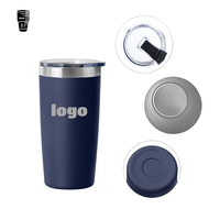 Vente en gros de tasses à café isothermes en acier inoxydable de 20 oz, pour les voyages, avec logo personnalisé
