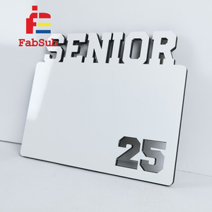 Marcos de fotos de graduación sublimación MDF imagen Prame 5mm marcos de fotos de graduación para DIY foto recuerdo Marco de imagen personalizado - Product Image 4