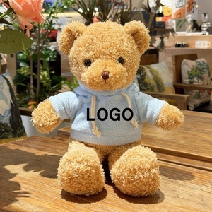 Boneka Beruang Teddy Bulu Lembut yang Dapat Disesuaikan dengan Lapisan Kapas PP, Mainan Penghilang Stres, Tas Hadiah & Hoodie Logo Kustom untuk Hari Valentine - Product Image 3