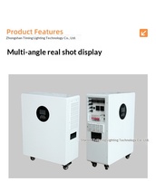 Sistem Penyimpanan Energi Rumah Tangga MK-09 Super Besar 10KW Baterai Lithium Ion 41V Output Kompatibel Surya Tahan Api PC