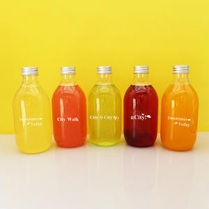 Bouteille de <span class=keywords><strong>vin</strong></span> en plastique en forme de goutte d'eau de 350ml/12oz avec bouchon en aluminium pour les boissons de jus de vodka Milktea Whisky - Product Image 5