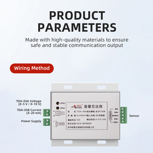 Ouluda TDA-05 Gewichts-Transmitter Spanning 0-5V/0-10V Stroom 4-20mA IP64 Aluminiumlegering 1 Jaar Garantie China Aanpasbaar - Product Image 6