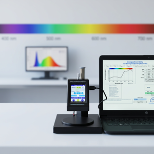 Espectrómetro Visible Sensegood Instruments 400-700nm, Espectrofotómetro, Colorímetro, Dispositivo de Análisis de Color con Resolución de 1nm, 1 Año de Garantía - Product Image 1