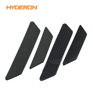 Pegatinas antideslizantes Hyderon, tapete de PVC para decoración del hogar, ecológico, negro, antideslizante para alfombras - Product Image 1