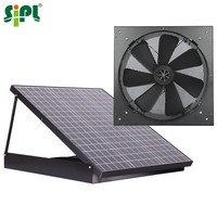 Kits de ventilation d'air conditionné 60W DC, ventilateur d'extraction d'air chaud alimenté par panneau solaire, à fixer au mur ou à la fenêtre, outils de ventilation